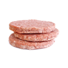 Beef Cracked Burger Round 120g 60 Pieces Per Carton