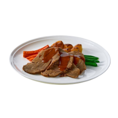 Cooked Lamb Roast Sliced 3mm 3kg Bulk Carton